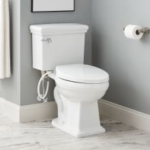 Key West 1.28 GPF Two Piece Elongated Toilet - Bidet Seat Included, ADA Compliant