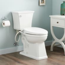Benbrook 1.28 GPF Two Piece Elongated Toilet - Bidet Seat Included