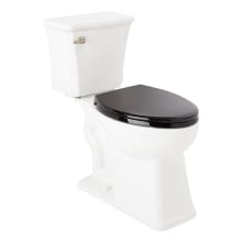 Benbrook 1.28 GPF Two Piece Elongated Toilet - Heavy Duty Black Seat Included