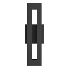Paddock 2 Light 16" Tall LED Outdoor Wall Sconce