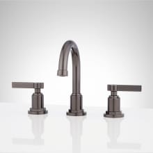 Greyfield 1.2 GPM Widespread Bathroom Faucet with Metal Lever Handles and Pop-Up Drain Assembly