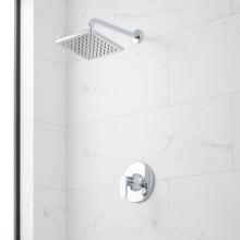 Berwyn Pressure Balanced Shower Only Trim Package with Rain Shower Head - Rough In Included