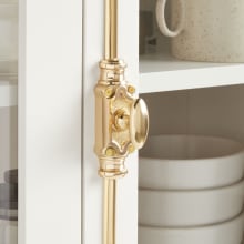 Temple Brass Cremone Bolt for 2-1/4' Doors