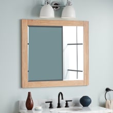 Fallbrook 31-1/2" x 34" Framed Bathroom Mirror