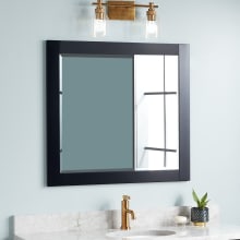 Fallbrook 31-1/2" x 34" Framed Bathroom Mirror