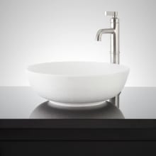 Elkshire 16" Resin Vessel Bathroom Sink - Matte White