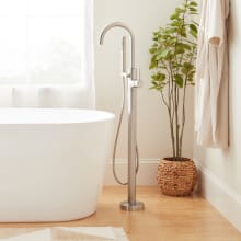 Lexia Floor Mounted Tub Filler Faucet - Includes Hand Shower and Valve