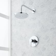 Lexia Pressure Balanced Shower Only Trim Package with Rain Shower Head - Rough In Included