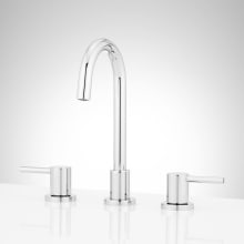 Lexia 1.2 GPM Widespread Gooseneck Bathroom Faucet with Pop-Up Drain Assembly