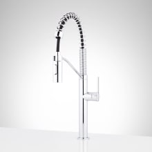 Eiler 1.8 GPM Single Handle Deck Mounted Pre-Rinse Pull Down Kitchen Faucet