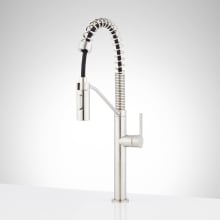 Eiler 1.8 GPM Single Handle Deck Mounted Pre-Rinse Pull Down Kitchen Faucet