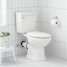 Waycross 1.28 GPF Two Piece Elongated Chair Height Rear Outlet Toilet - Seat Included