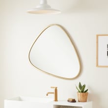 Platt 30-3/4" x 33-1/4" Asymmetrical Framed Bathroom Mirror