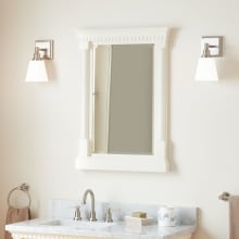 Claudia 24" Modern Rectangular Framed Bathroom Wall Mirror