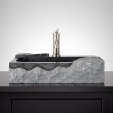 Ardwick 22" Rectangular Granite Vessel Bathroom Sink with Single Faucet Hole