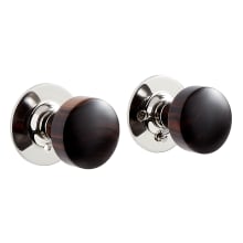 Vanisa Privacy Door Knob Set with Round Rose