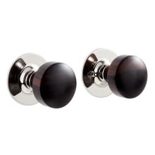 Vanisa Passage Door Knob Set with Round Rose