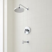 Greyfield Pressure Balanced Tub and Shower Trim Package with Shower Head and Tub Spout - Rough In Included