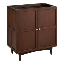 Delavan 30" Freestanding Mahogany Single Basin Vanity Cabinet - Cabinet Only - Less Vanity Top