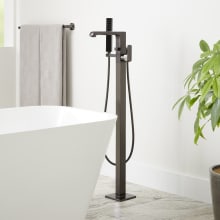 Sefina Floor Mounted Tub Filler Faucet - Includes Hand Shower and Valve
