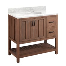 Ansbury 36" Free Standing Single Basin Vanity Set with Cabinet and Vanity Top