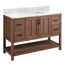 Ansbury 48" Free Standing Single Basin Vanity Set with Cabinet and Vanity Top - Rectangular Undermount Sink