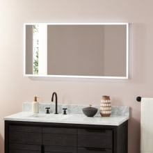 Parella 24" x 48" Modern Rectangular Frameless Bathroom Wall Mirror