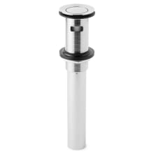 Extended Press 1-1/2" Pop-Up Drain Assembly with Overflow