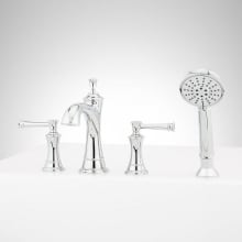 Beasley Deck Mounted Roman Tub Filler Faucet - Includes Hand Shower and Valve