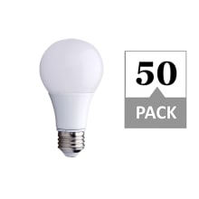 Pack of (50) - 17 Watt Dimmable Medium (E26) LED Bulb - 1600 Lumens, 2700K and 90 CRI