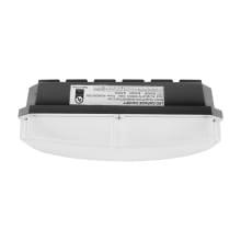 11" Wide Flush Mount Square Outdoor Ceiling Fixture