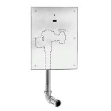 Low Consumption (1.6 gpf) Concealed, Sensor Operated Royal® Model Water Closet Flushometer, enclosed behind a 13" x 17" Wall Box with Stainless Steel Access Panel, for wall hung 1-1/2" back spud bowls.