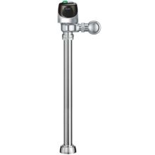 Exposed, Battery Powered, Sensor Activated Sloan ECOS™ Electronic Dual Flush Model Water Closet Flushometer for floor mounted or wall hung top spud bowls. Full Flush Large Button 1.6 GPF