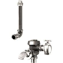 Water Saver (1.5 gpf) Concealed Urinal Foot Pedal Flushometer, for 1-1/4" concealed back spud urinals.