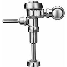 Exposed Urinal Flushometer, for ¾" top spud urinals. Low Consumption 1.0 GPF with 3" Metal Oscillating Push Button on front of valve.