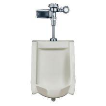 High Efficiency Vitreous China Urinal with Battery Powered Sensor-Operated SMOOTH® Flushometer