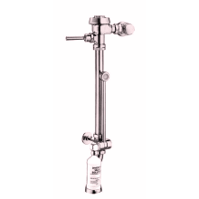 Water Saver (3.5 gpf) Royal® Slimline® Bedpan Washer Water Closet Flushometer with Deoseptic Unit, for floor mounted or wall hung 1-1/2" top spud bowls. For installation where clearance is required around Grab Bars. Installation meets ADA height requirements.