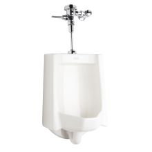 Efficiency 0.25 GPF Urinal with Top Spud Placement and Royal 186 Flushometer