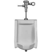 Efficiency 0.5 GPF Urinal with Top Spud Placement and Royal Flushometer