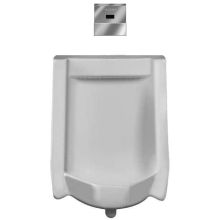 Efficiency 0.25 GPF Urinal with Rear Spud Placement and Hardwired Royal Flushometer