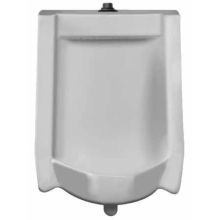 Efficiency Dual Flush 0.125 to 0.5 GPF Urinal with Top Spud Placement