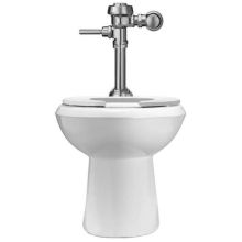 1.6 One Piece Elongated Standard Height Toilet with Royal Flushometer less Seat
