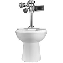 1.28 GPF One Piece Elongated ADA Toilet with Hardwired Royal Flushometer less Seat