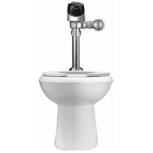 Dual Flush 1.6 / 1.1 GPF One Piece Elongated ADA Height Toilet with Egos Flushometer less Seat