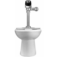 Dual Flush 1.6 / 1.1 GPF One Piece Elongated ADA Height Toilet with Solis Flushometer less Seat