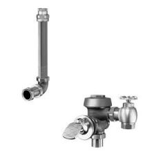 Water Saver (3.5gpf) Concealed Water Closet Foot Pedal Flushometer, for wall hung concealed 1-1/2" back spud bowls.