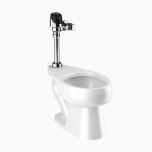 1.1 GPF Elongated Toilet with Automatic Flushometer