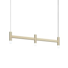 Systema Staccato 3 Light 29" Wide LED Indoor Linear Pendant