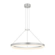 Corona 24" LED Pendant with Frosted Shade
