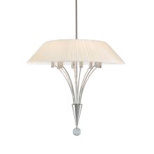 Eight Light 24" Diameter Down Lighting Foyer Pendant with Drum Shade from the Fontana Collection